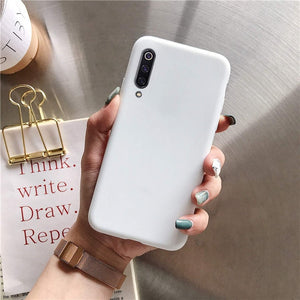 solid candy color silicone case