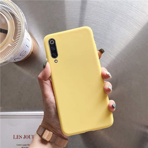 solid candy color silicone case