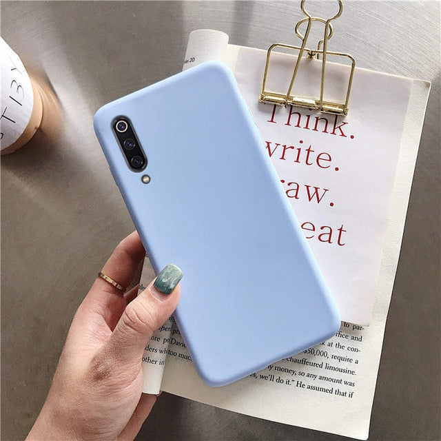 solid candy color silicone case